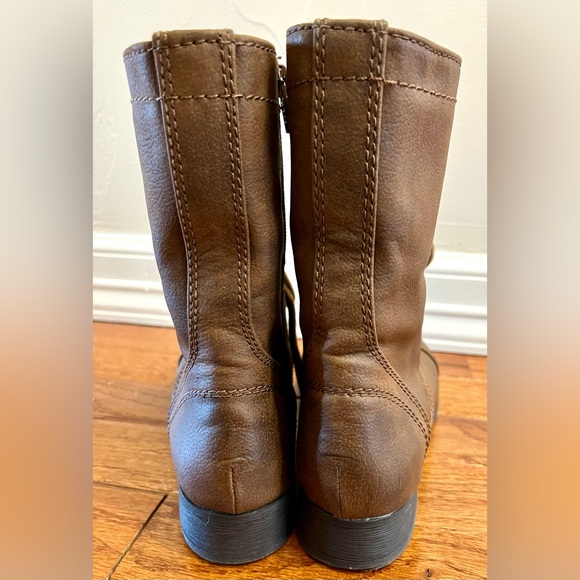 Mossimo brown combat boots - Picture 4 of 6
